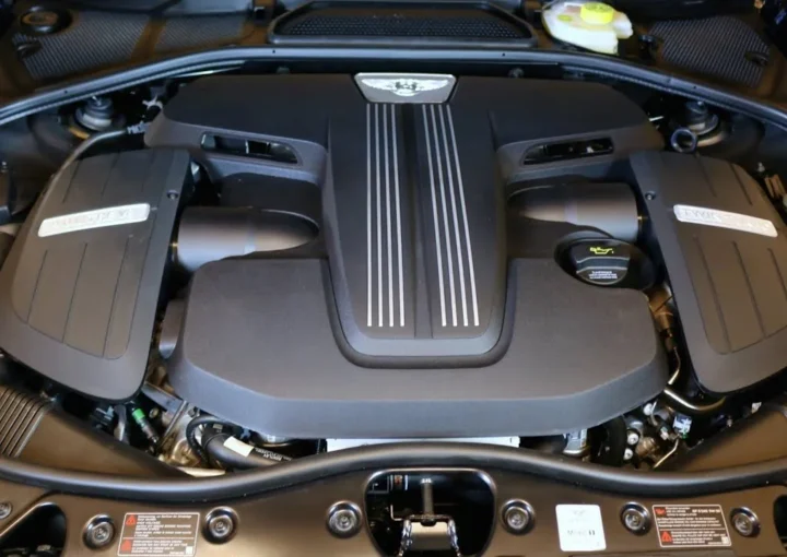 Bentley engine compartment view